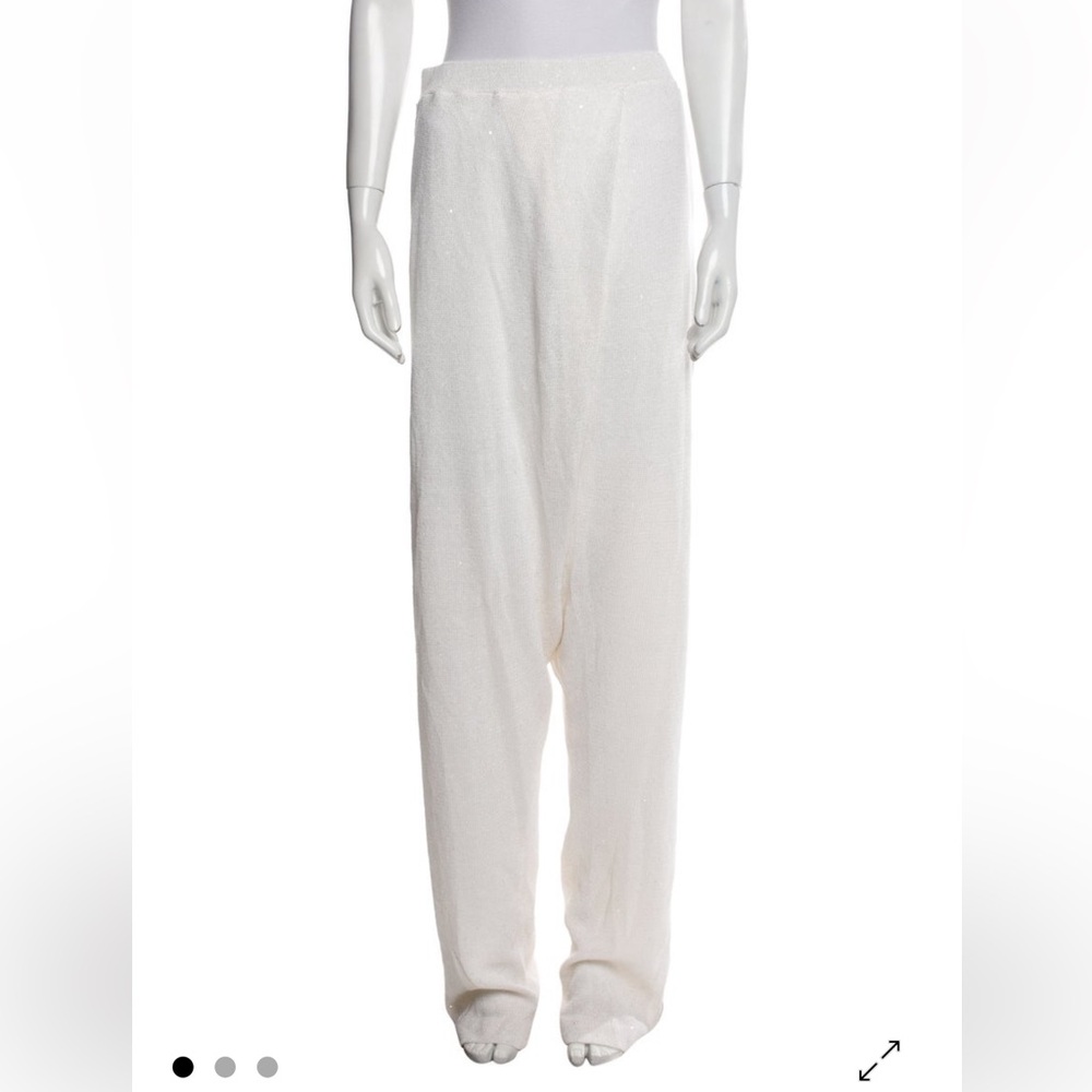 Brunello Cucinelli Cream track pants